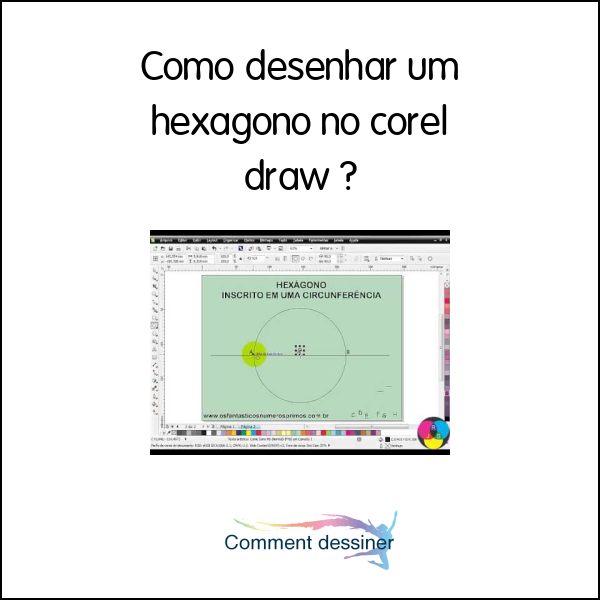 Como desenhar um hexagono no corel draw